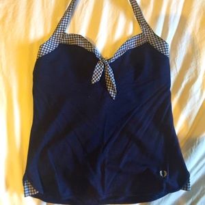 COPY - Fred Perry halter pinup tank top